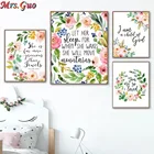 5D алмазная живопись сделай сам, цветочное акварельное искусство, христианское искусство, цитата Бога, живопись, мозаика, пазл, розовая Библия, тексты, детская комната, настенное искусство