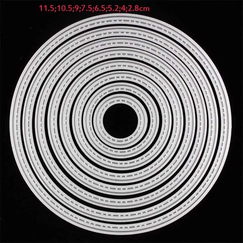 ZFPARTY квадратная круглая звезда рамка металлические штампы трафареты для сделай