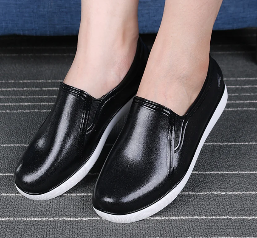 New Style Short Tube Ladies Rain Boots Spring and Autumn Low-cut Rain Boots Korean Rubber Shoes Non-slip Soft Adult Shoes
