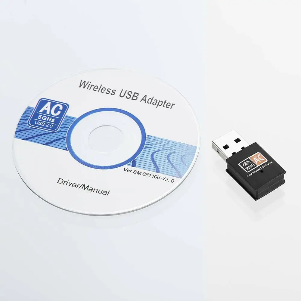 Мини USB WiFi адаптер Ethernet ключ 600 Мбит/с 2 4 ГГц Lan PC Antena Wi Fi приемник AC беспроводная