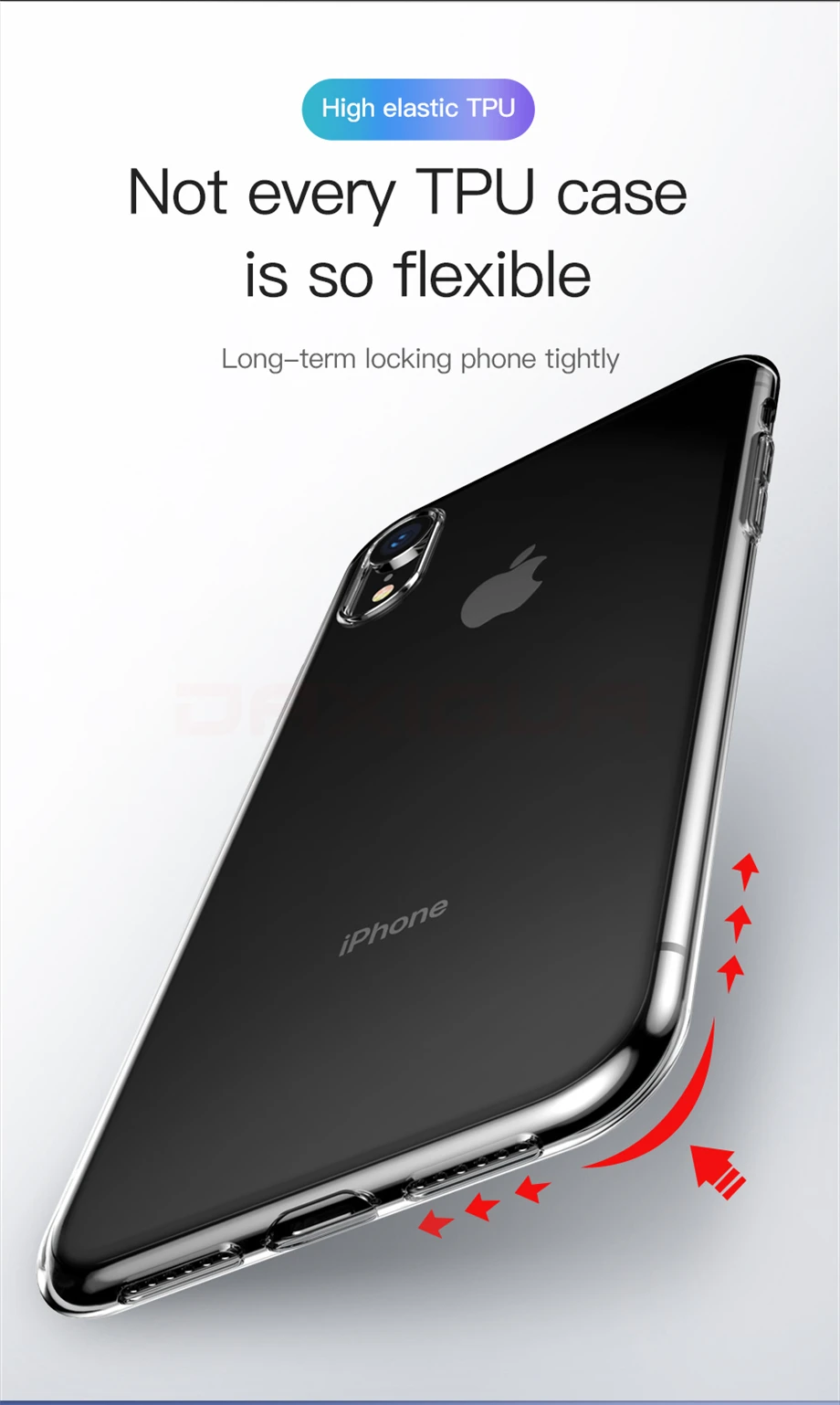 Ультратонкий прозрачный силиконовый чехол для телефона iphone 11 Pro Max, чехол для iphone XR XS Max X 7 8 6 6S Plus, мягкий прозрачный чехол из ТПУ
