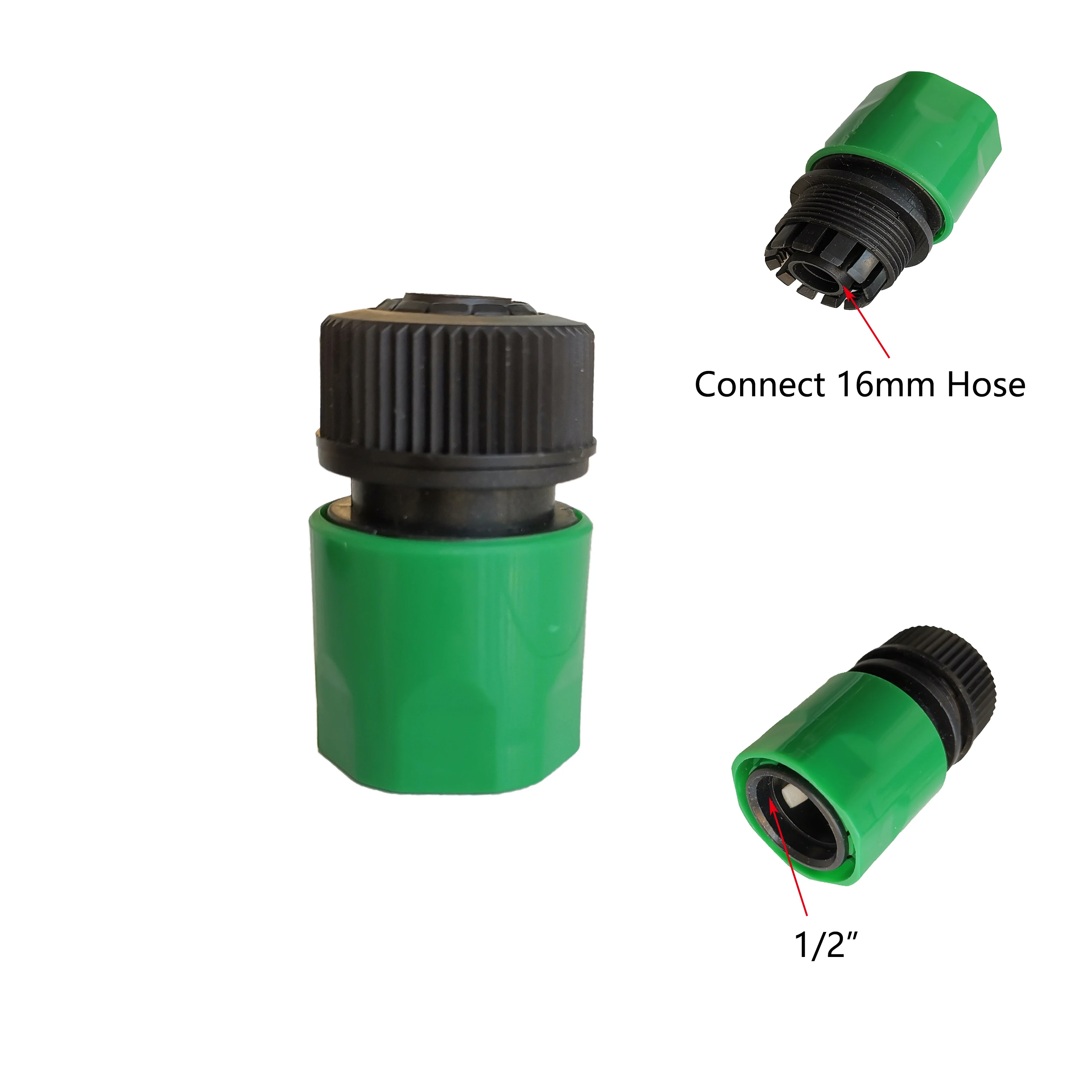 Соединитель для шланга пластиковый фитинг 1/2&quot|Соединители садового