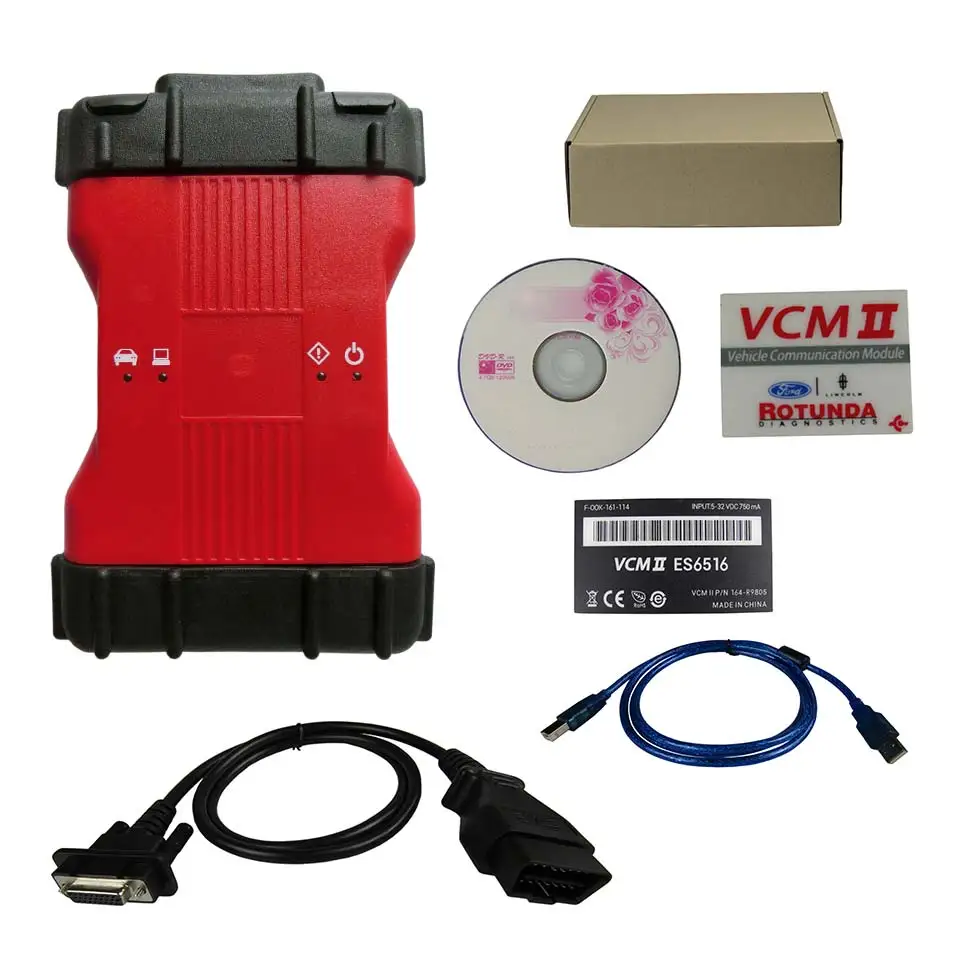 Диагностический сканер 2021 VCM2 OBD2 для M azda VCM II IDS V115 полный чип автомобилей 2