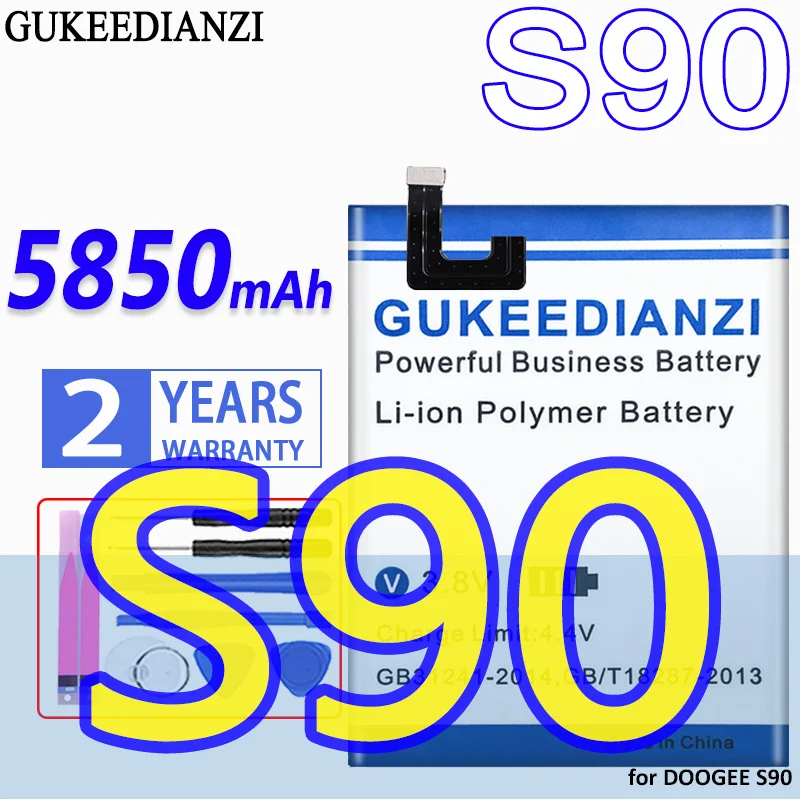 

High Capacity GUKEEDIANZI Battery 5850mAh for DOOGEE S90