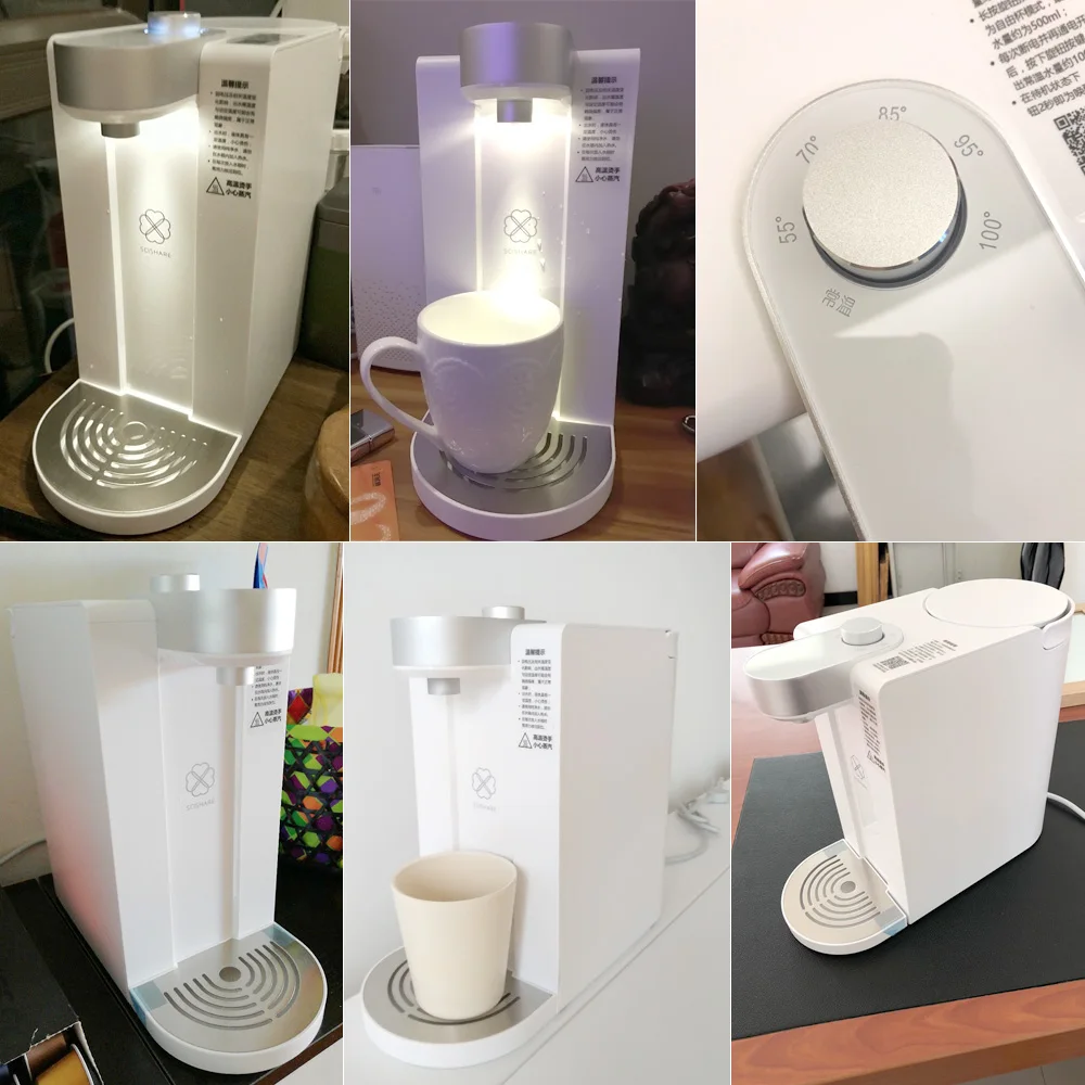 Xiaomi SCISHARE Smart Instant Hot Water Dispenser 3 Seconds Heating Water Temperature Adjustable Drinking Fountain 1.8L S2101