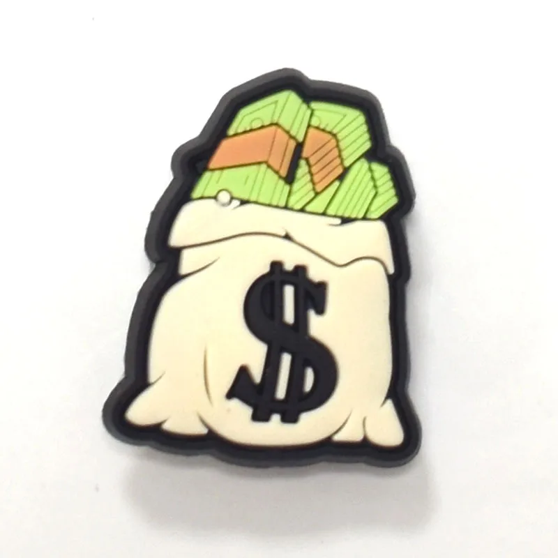 1 шт. забавные украшения для обуви в виде зеленых листьев | Обувь