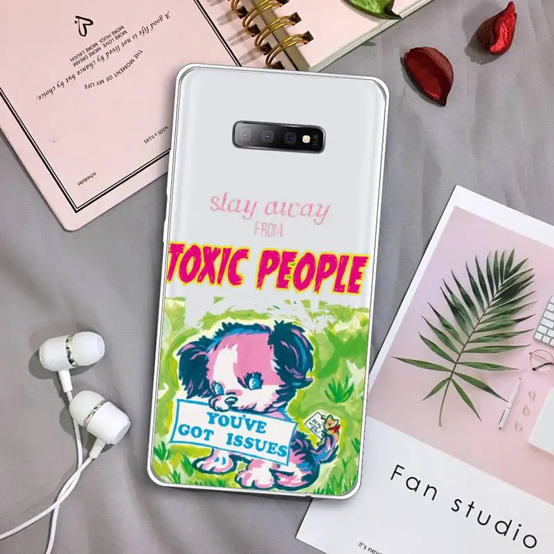 

gifts Sheep Art Dog My Life is Crap Phone Case Transparent For Samsung Galaxy S A 5 7 8 9 2015 20 edge plus 10 e lite 2019