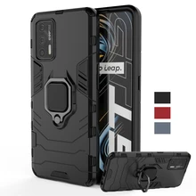 For Cover Oppo Realme GT Neo Case Shockproof TPU Bumper Ring Stand Holder Armor Back Cover Realme GT Phone Case Realme GT Neo