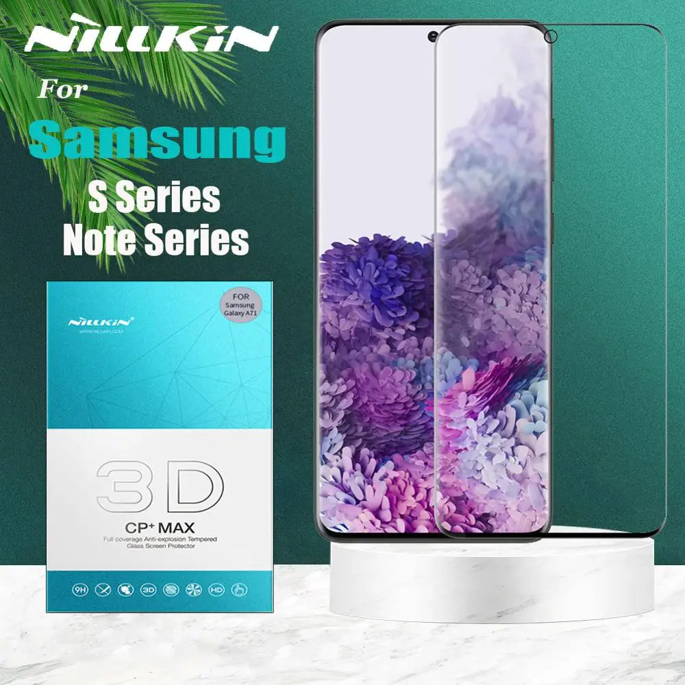 

Per Samsung Galaxy S21 Ultra S20 Plus S10 S9 S8 nota 20 10 A71 A51 S10E vetro temperato Nillkin Full Cover 3D pellicola salvasch