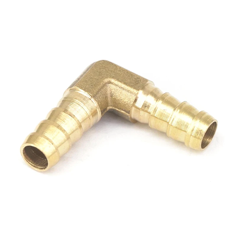 Лот 2 штуцер для шланга I/D 8 мм латунный соединитель локтя топлива газа воды |