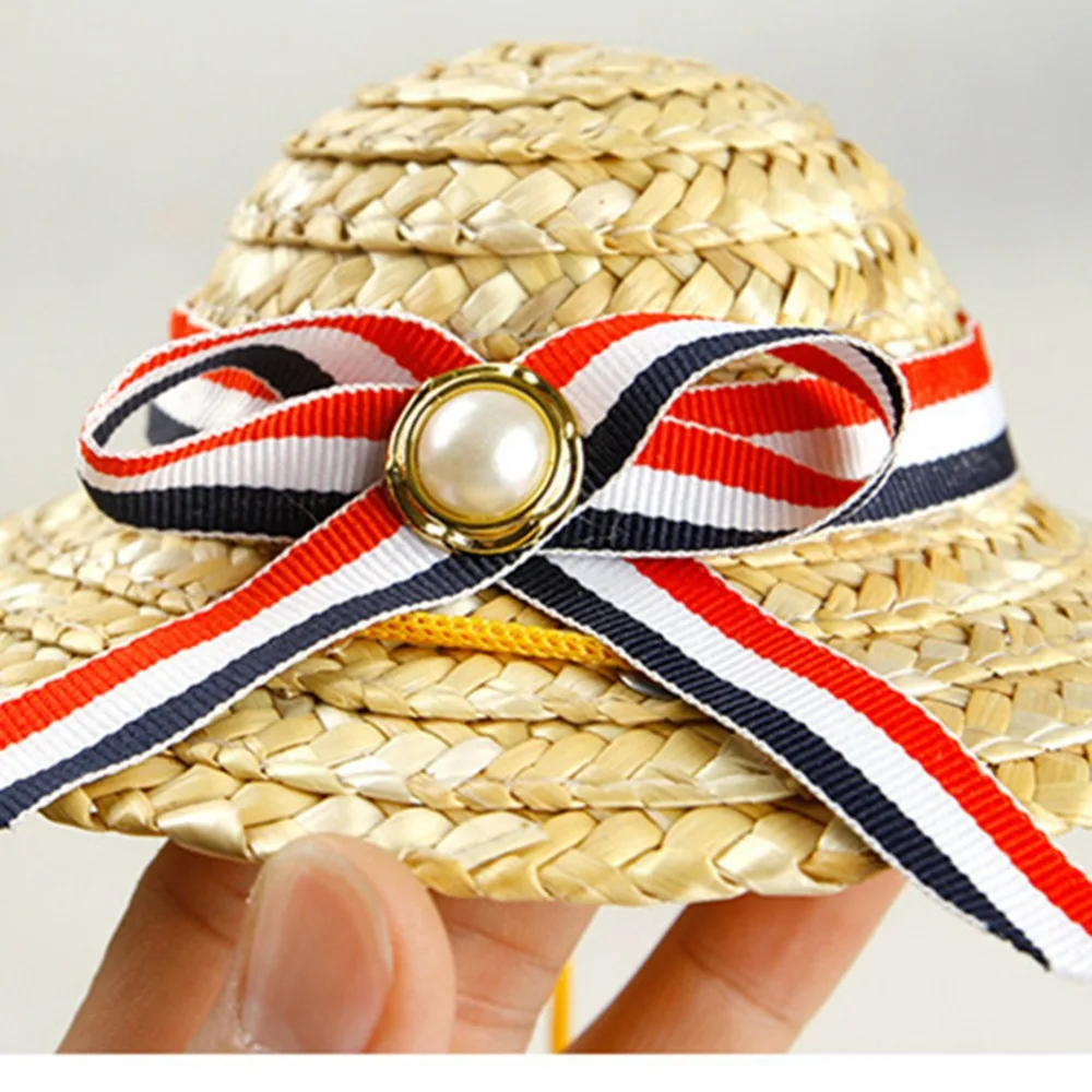 Солнцезащитная шляпа для щенка летняя котенок улицы повседневная тканая дышащая