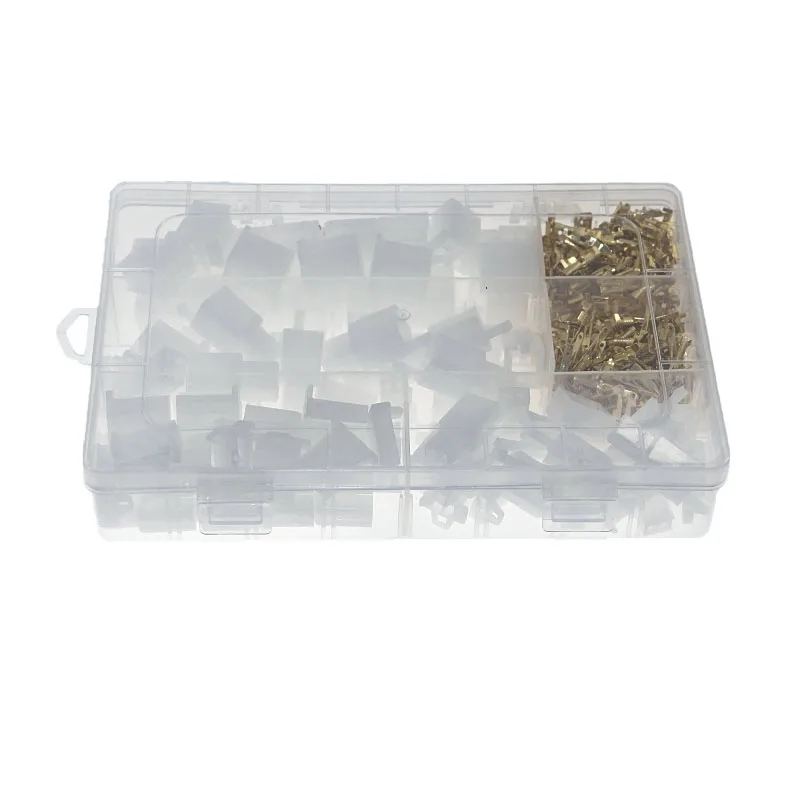 

380pcs car connector plug 2.8mm connector 2P3P4P6P hole core male and female butt plug mixed