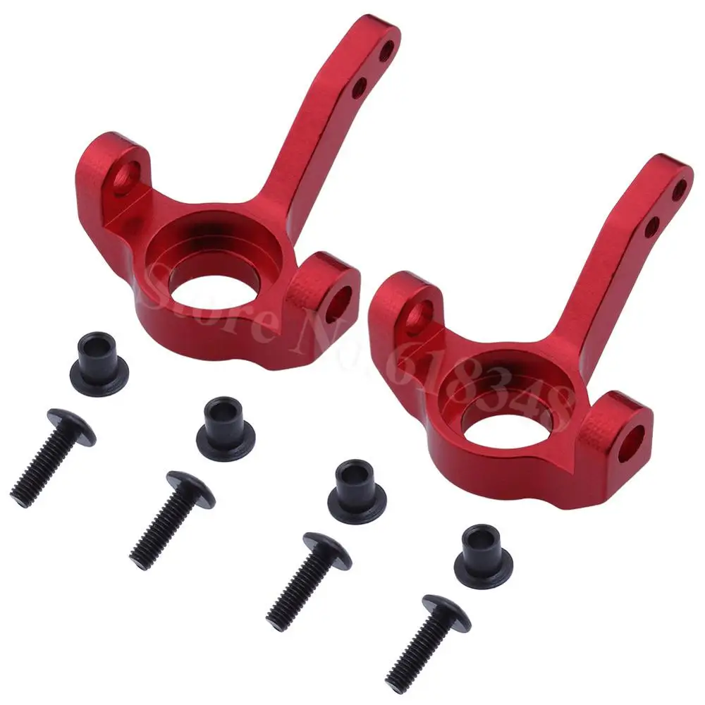 Red Для AXIAL 1/10 Rock Crawler RC автомобилей обновленные части алюминиевый передний кулачок руки вертикально рулевой 1:10 SCX-10 SCX10-01 - Цвет: Red