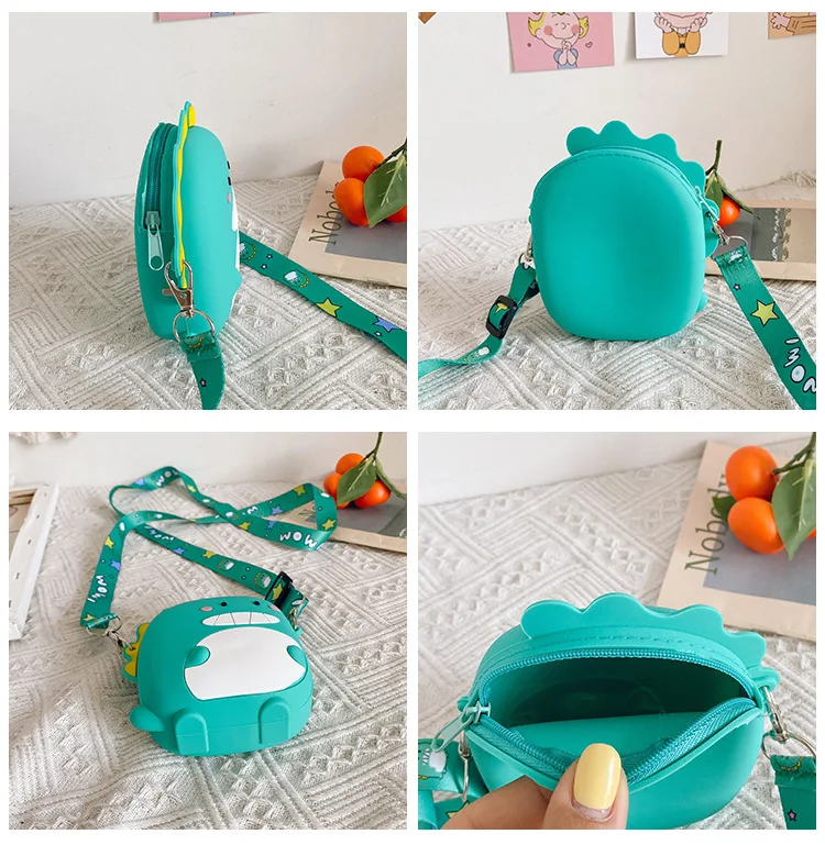 Сумка-кошелек детская силиконовая с рисунком динозавра |