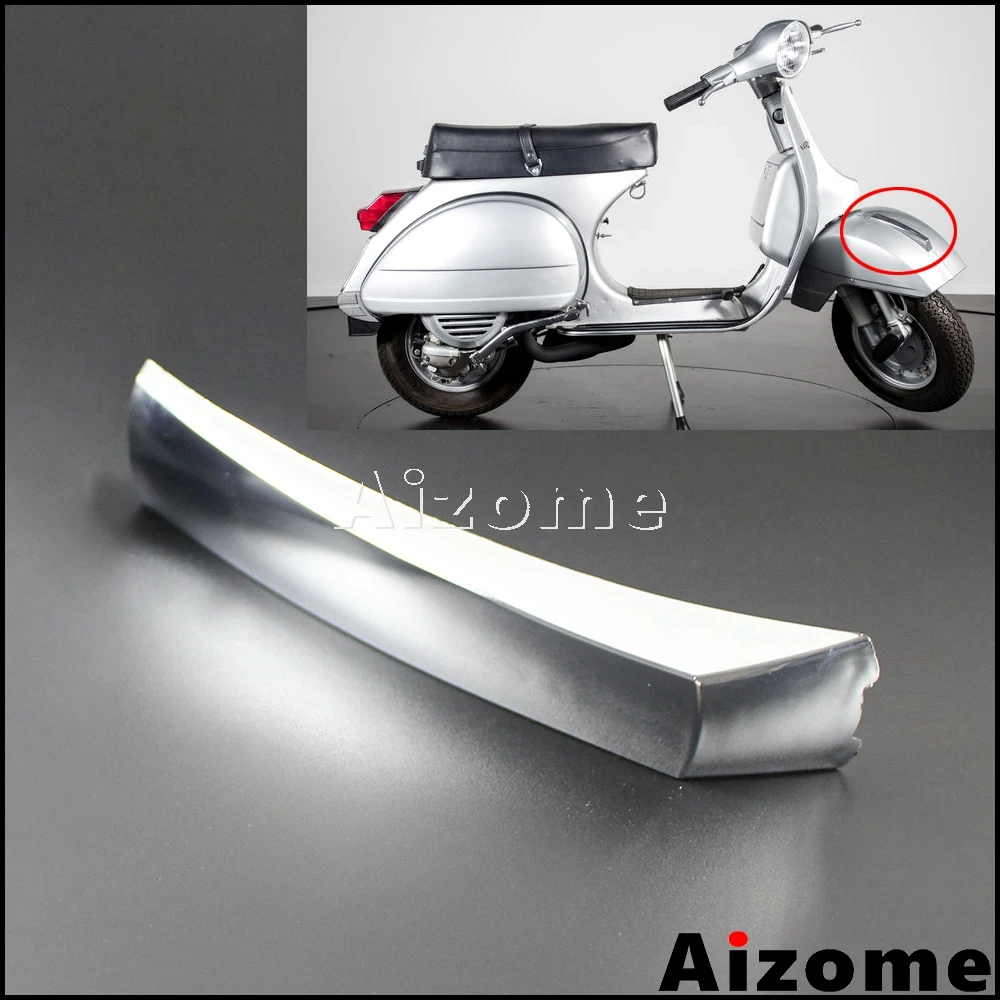 Переднее брызговик для скутера Crest Trim Nose VESPA PX 125 150 200 LML T5 EFL Disk Chrome Front бампер| |
