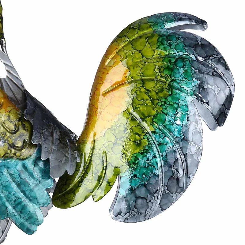 

Rooster Sculpture Modern Iron Ornament Art Home Decoration Handicraft Shelf and Desk Decoration Sculpture