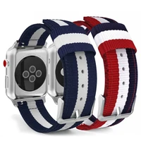 colorful nylon strap compatible with apple watch 6 5 4 se 44mm 40mm comfortable bracelet strap for iwatch 3 2 1 42mm 38mm strap