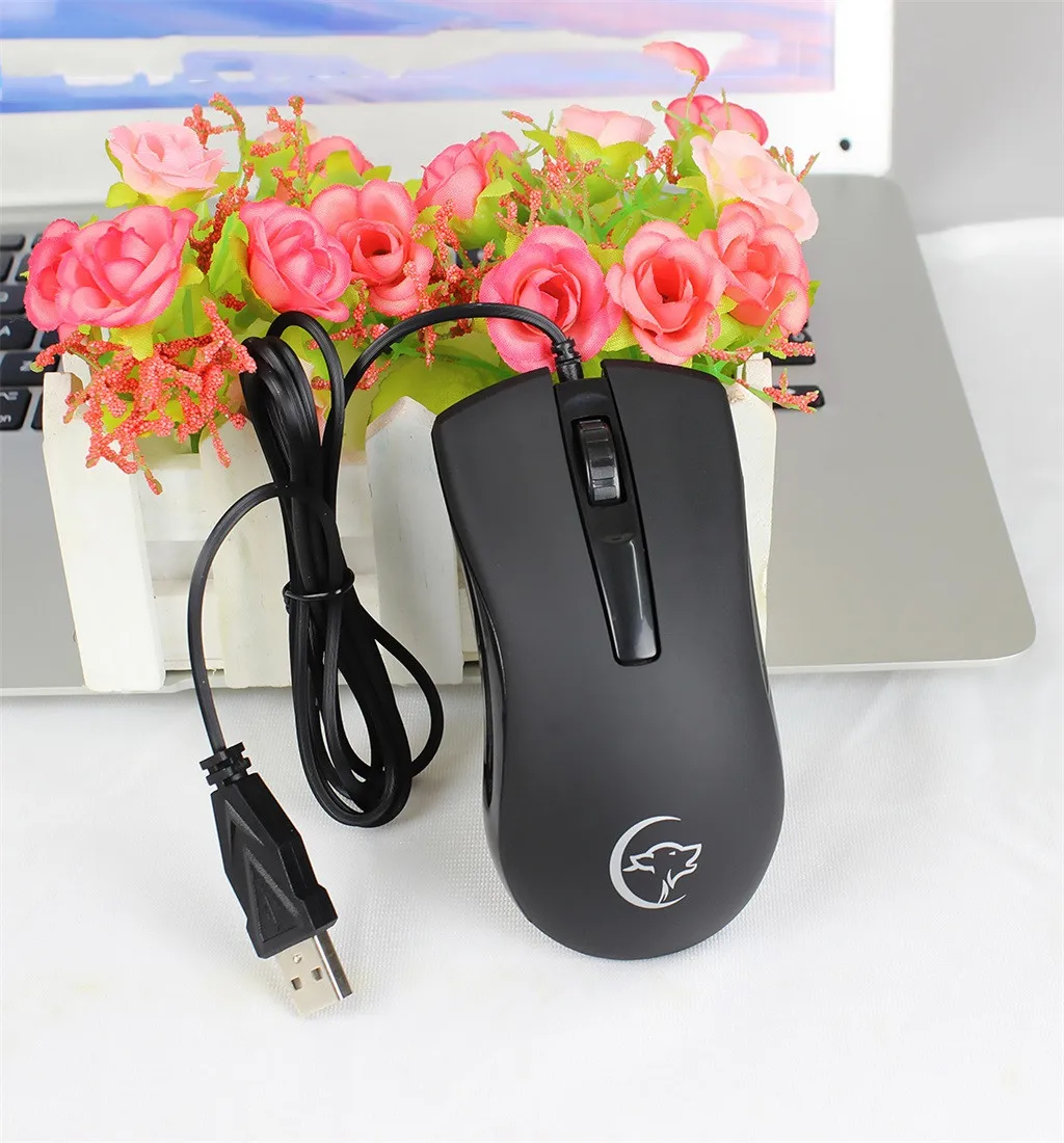 G831 Проводная оптическая эргономичная USB мышь 2400DPI геймеры компьютер офисный ПК
