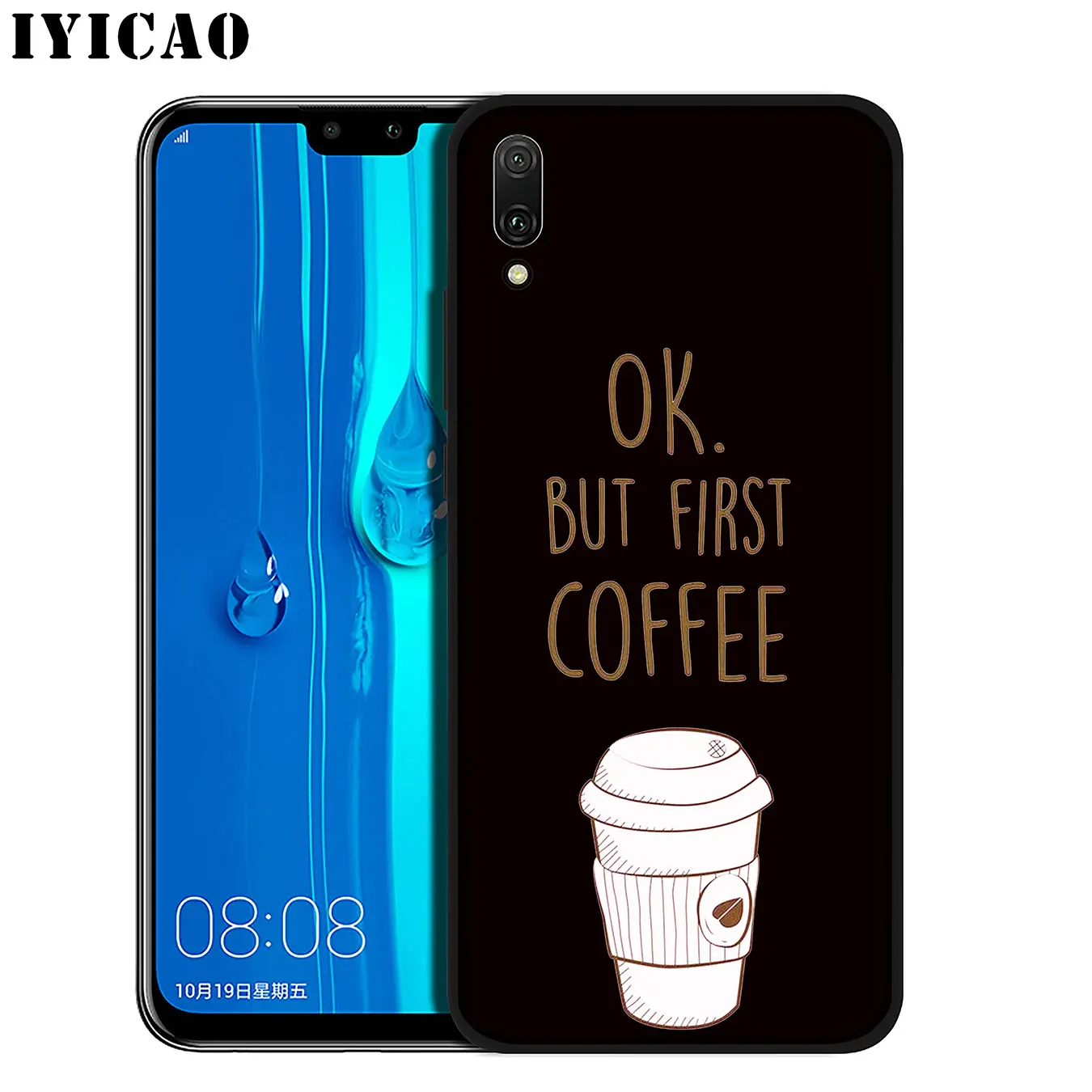 IYICAO книги и кофе собака Мягкий силиконовый чехол для телефона Huawei Mate 30 20 10 Pro
