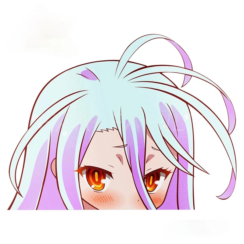 

Fashion Car Sticker Big Head Anime Vinyl Rear Windshield Trunk Stickers KK13*10cm