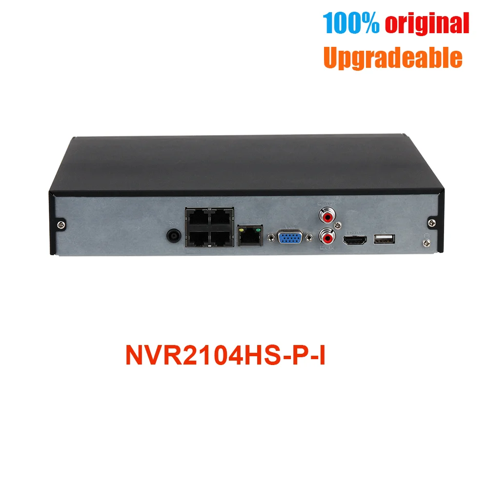 Скидка Видеорегистратор Dahua 4K NVR POE 8CH 4CH WizSense NVR2108HS-8P-I 8POE с функцией обнаружения лица IVS SMD Plus ONVIF AI CCTV NVR