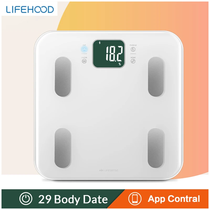 Новый Lifesense весы для жировых отложений S9 домашние электронные умные взвешивания