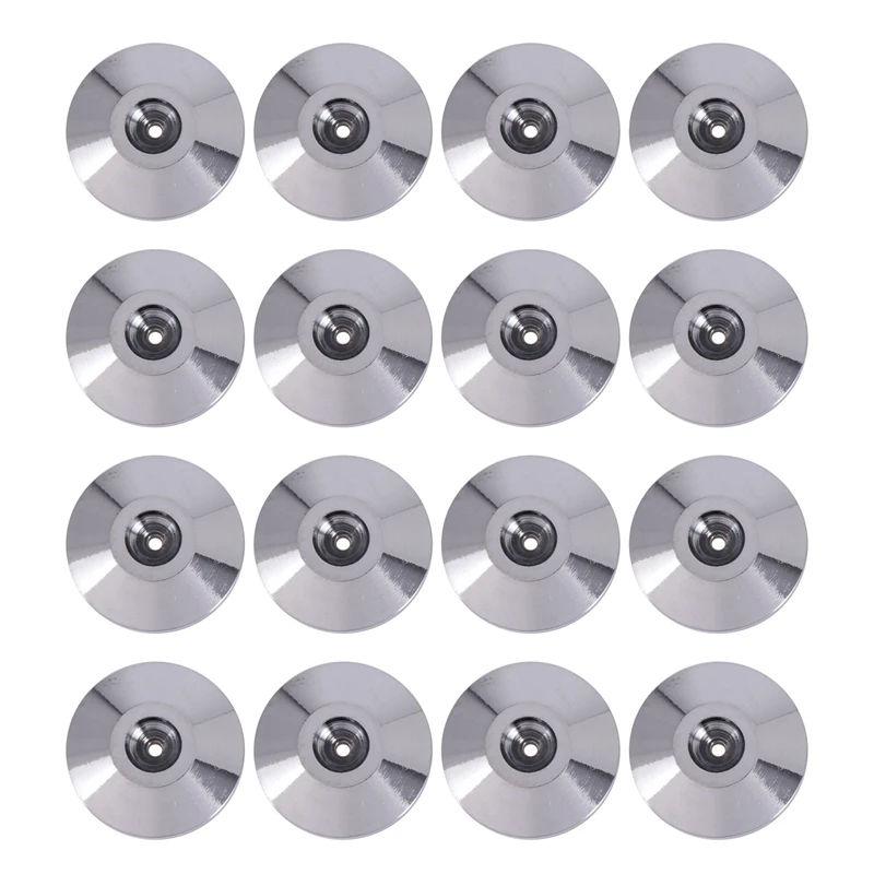 

16Pcs 25x4Mm Universal Copper Speaker Spikes Pads Speaker Shock Base Pad Isolation Stand Feet Cone Base Mats Floor Disc