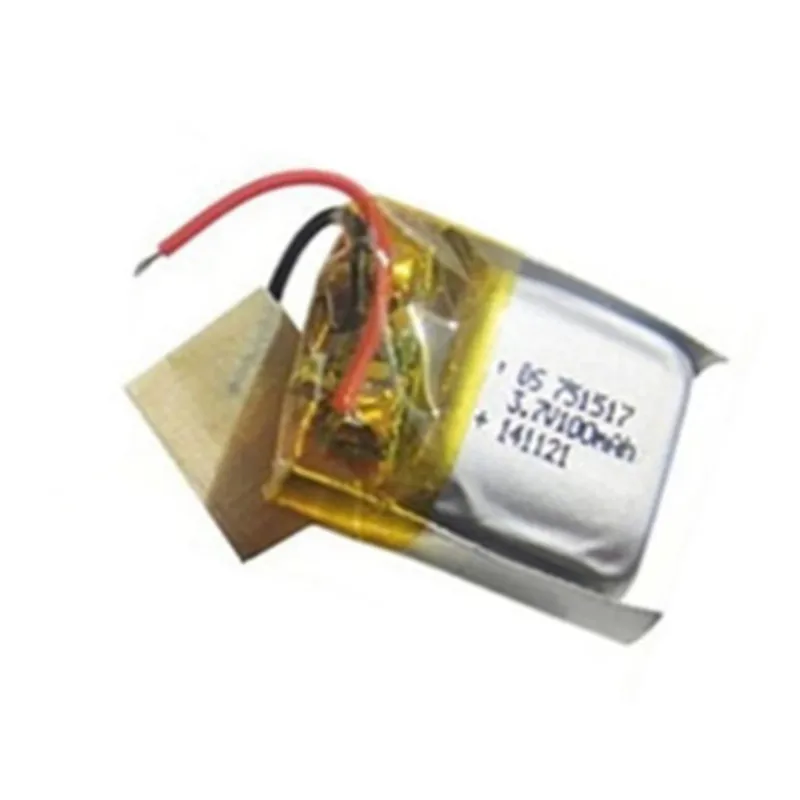 Bater&iacute;a lipo de 3,7 v, 100mAh para Syma Cx10, CX-10, CX-12, JJ810, 820, 828, V646, bater&iacute;a de 3,7 V, 751517, 10 Uds.-2