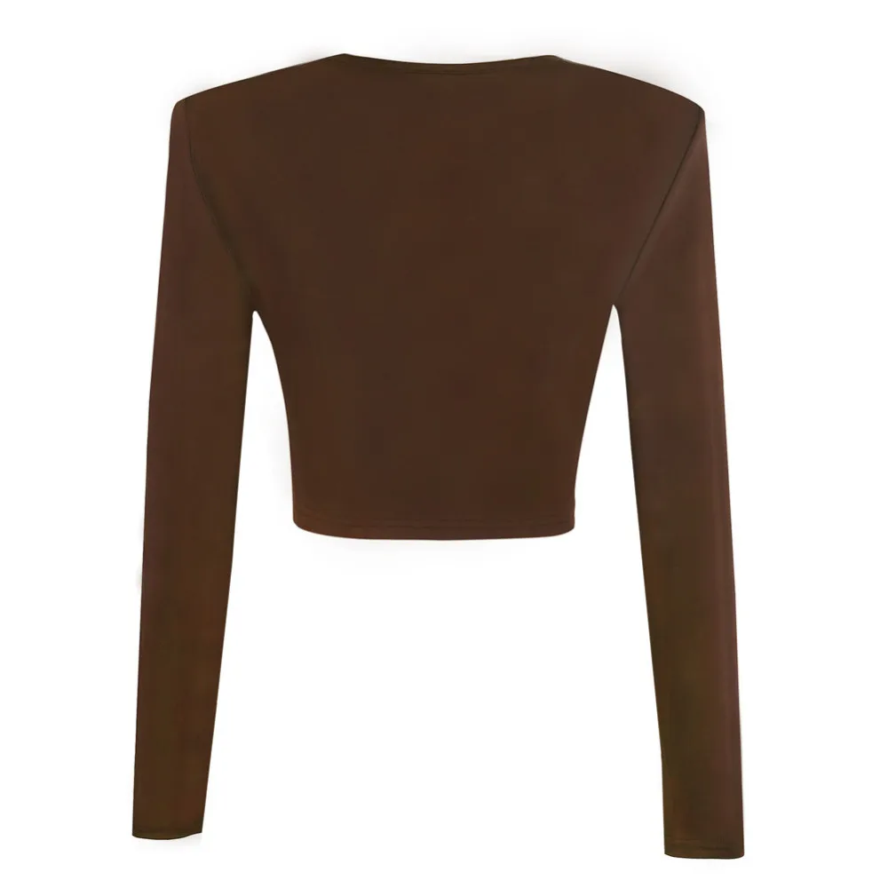 Куртка женская однотонная с длинным рукавом 100% хлопок | Женская одежда