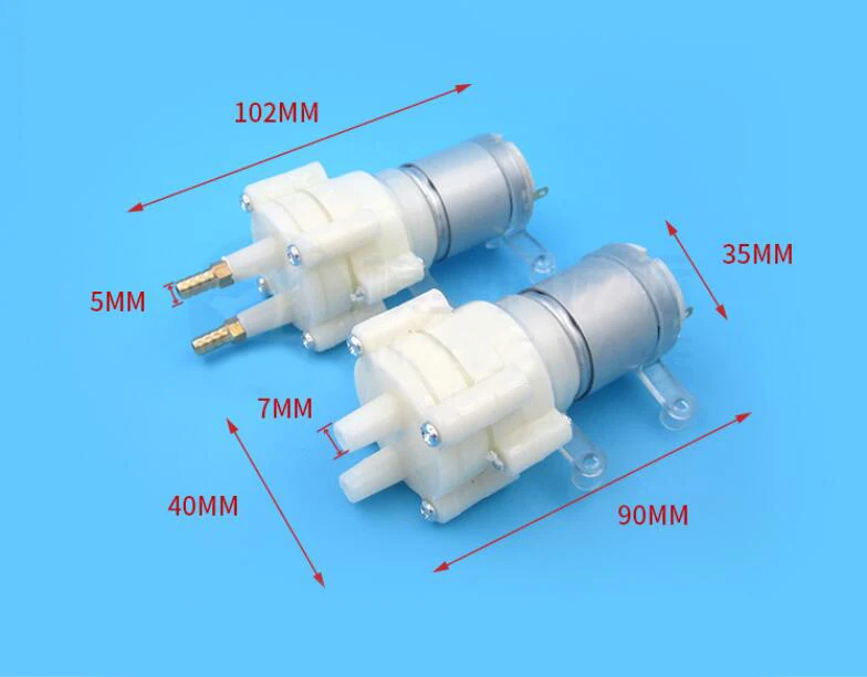 Водяной насос R365 амортизирующий охлаждающий диафрагменный постоянного тока для