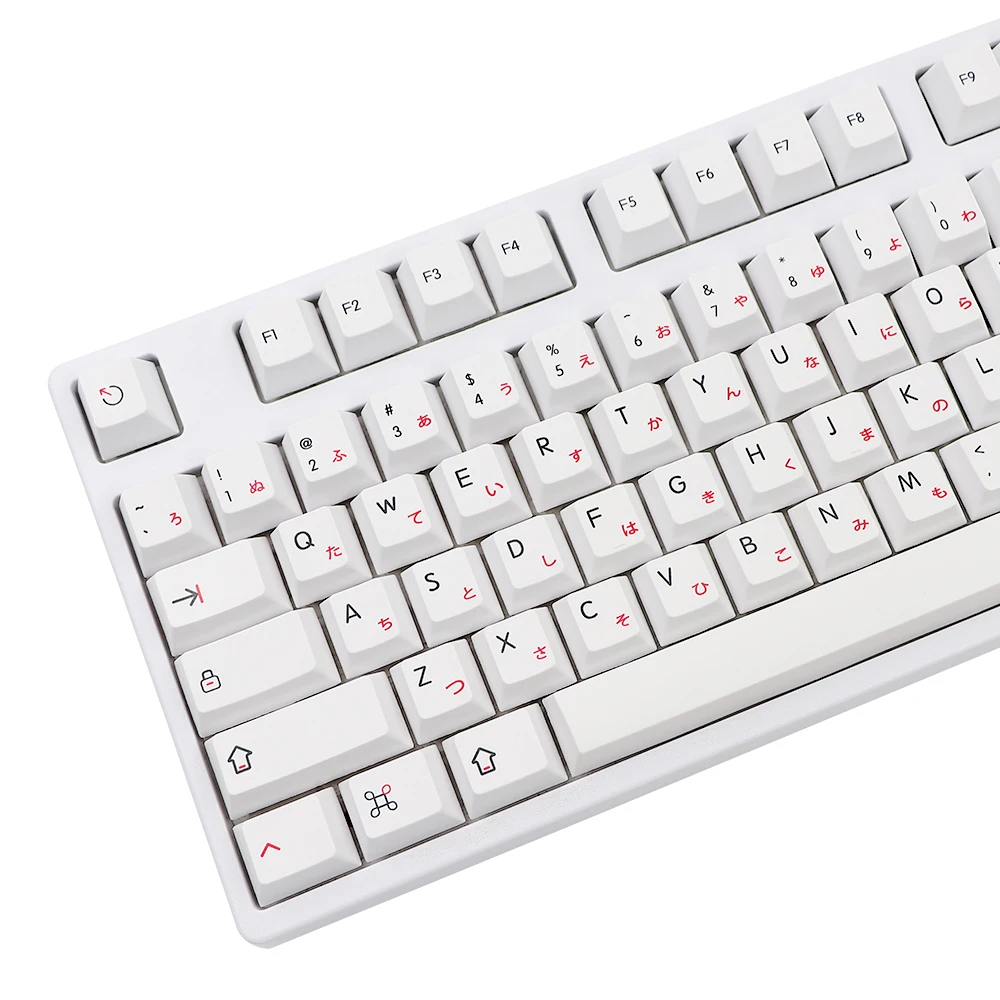 Фонарик с клавиатурой в виде вишневого профиля японскими персонажами белая