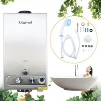 12l lpg gas propane water heater tankless stainless instant boiler with shower head
