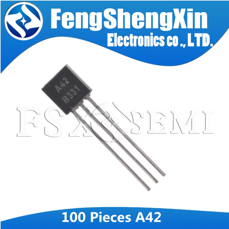 100 шт./лот новые высоковольтные транзисторы MPSA42 A42 TO 92|high voltage|transistor a42transistor to-92 |