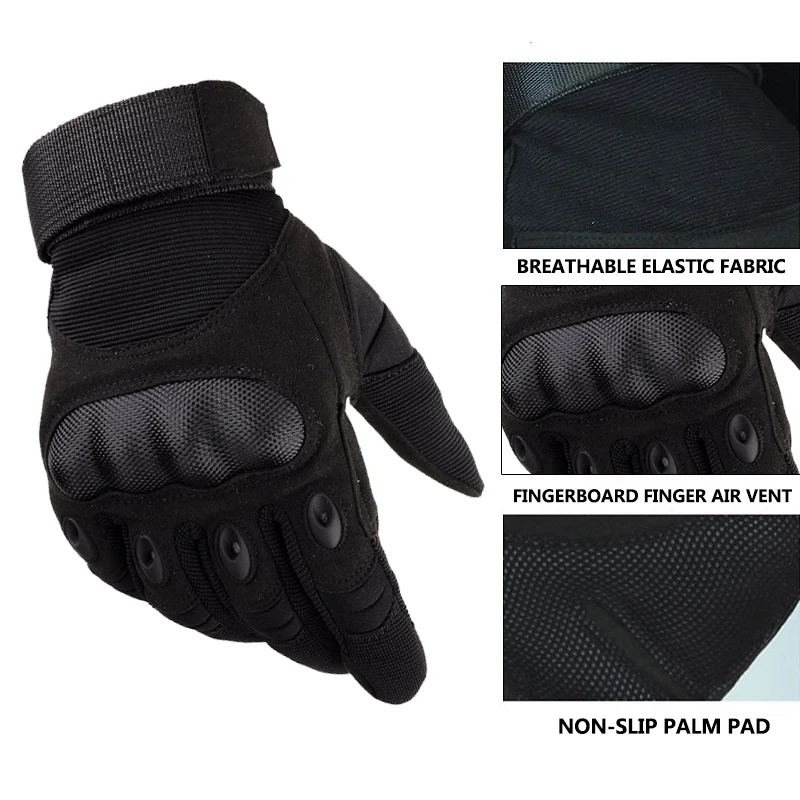 Touch Screen Army Military Tactical Gloves Paintball Airsoft Shooting Combat Anti-Skid Bicycle Hard Knuckle Full Finger Gloves