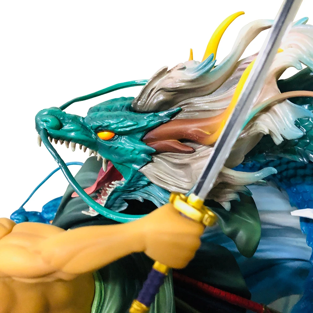 Одна деталь GK фигурку ко BP Studio Зоро три меч Стиль Дракон Аниме Figma модель 40 см