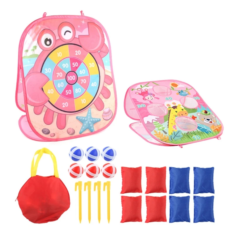 

Mini Ball Game Sandbag Toy Cool Gift for Family Game Outdoor Stimulation Interactive Toss Catch Throwing Party Yard Toy A2UB