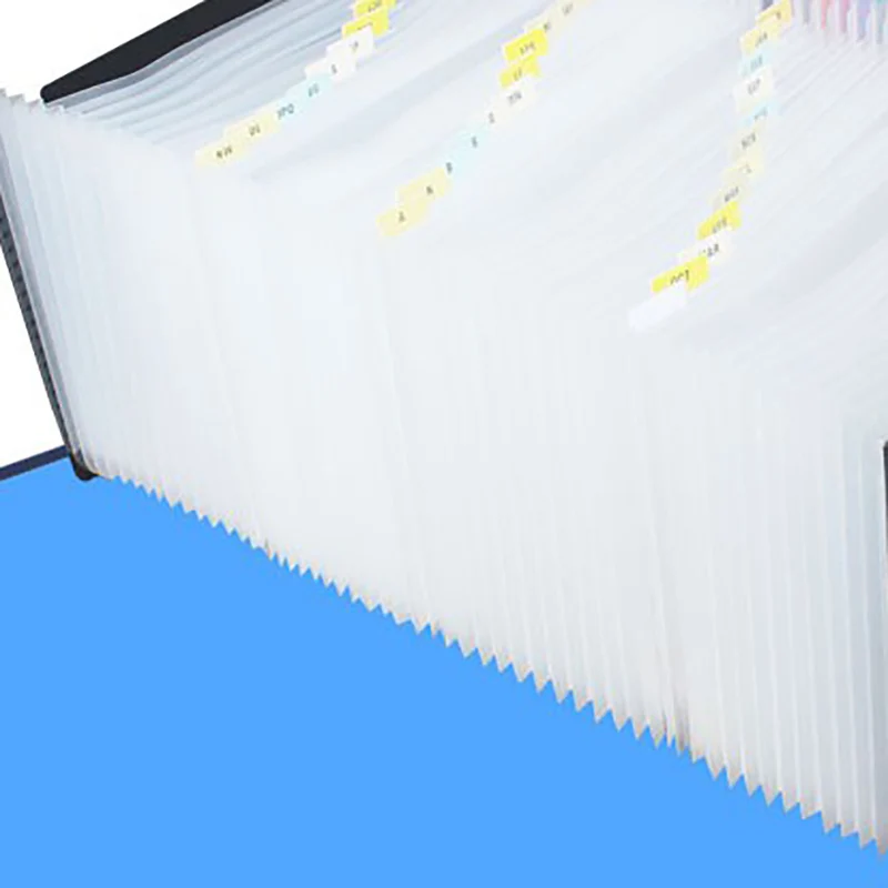 

48 Pocket Folder A4 Extensible File Organizer Accordion Folder Classification Bag Desktop Storage Information Rack