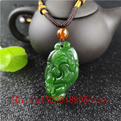 Натуральный зеленый китайский нефрит из области Хэтянь ожерелье C подвеской в