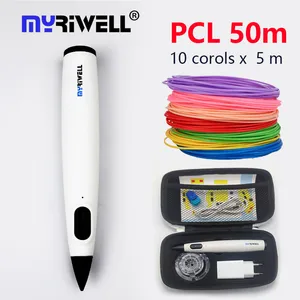 3d-ручка Myriwell PR 300B, низкотемпературная 3d-печатающая ручка, лучше всего подходит для детей с PCL нитью 1,75 мм, Рождественский подарок на день рождения