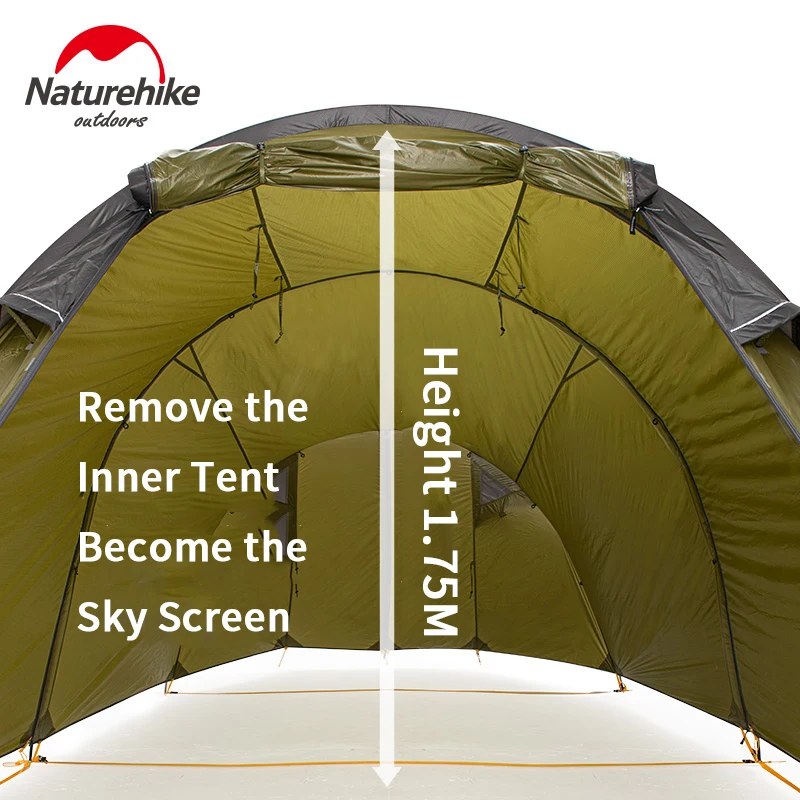 Палатка Naturehike Cloud туристическая Ультралегкая на 2 человек нейлоновая силиконовая
