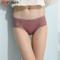 2pcslot women panties 100 silk lace thin sexy briefs health underwear lingerie everyday wear intimates m l xl na005