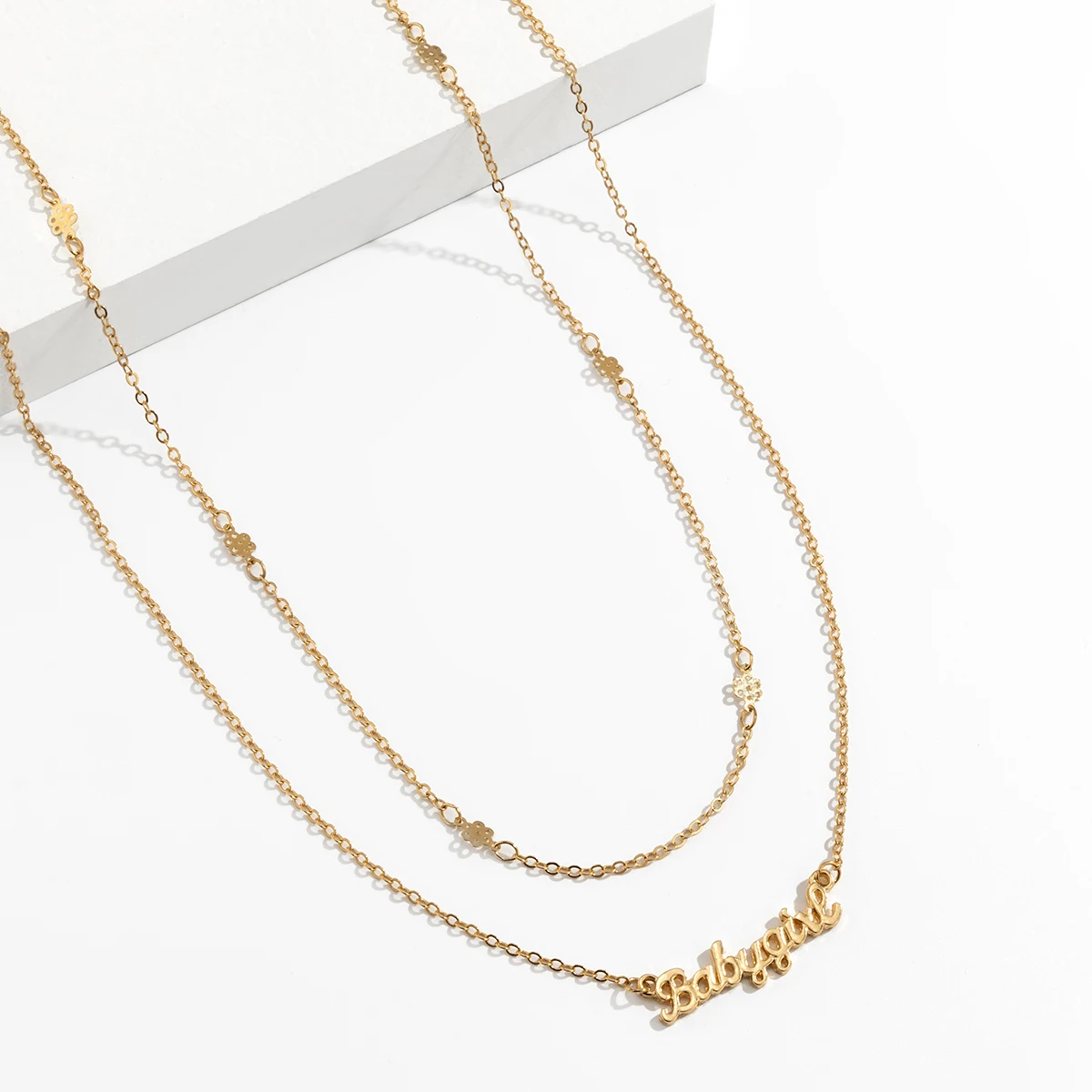 2 шт./компл. винтажная панк Изысканная цепь из сплава Женская модная цепочка с