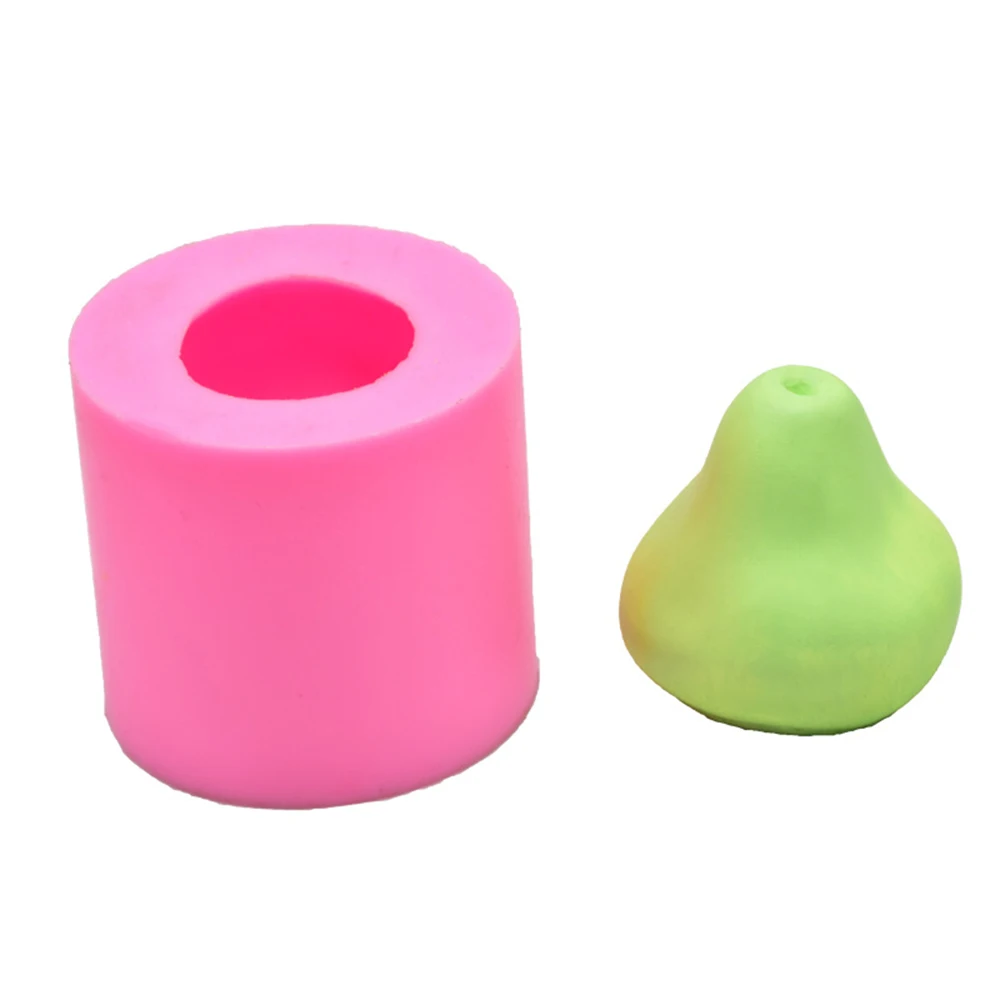Модная 3D силиконовая форма ручной работы в форме груши гипсовая для ароматерапии