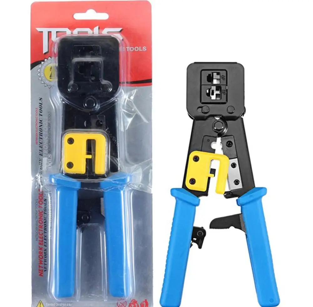 Сетевые инструменты RJ45 RJ11 обжимной инструмент для зачистки кабеля Обжимные