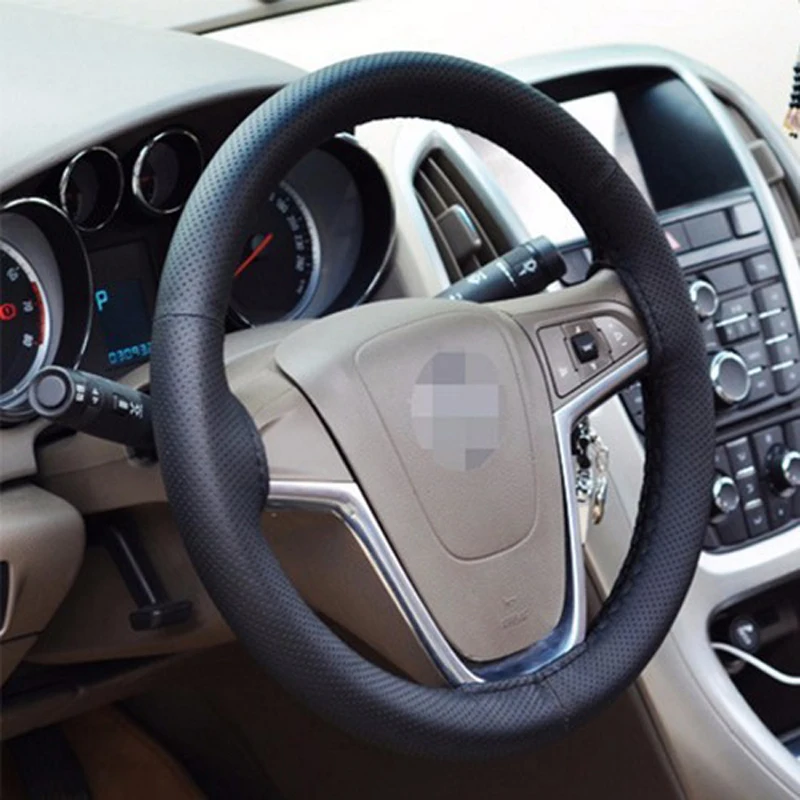 LUNDA DIY чехол рулевого колеса автомобиля с иголками и нитками из искусственной