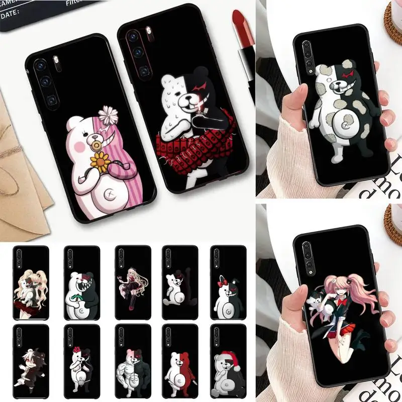 

Kumamon Danganronpa Monokuma Phone Case For Huawei P20 P30 P10 plus P8 lite P9 lite Back Coque for Psmart 2019 P20 pro P10 lite
