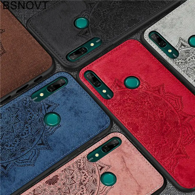

For Huawei Enjoy 10 Plus Case Frame Cloth Fabric Patterned Case For Huawei Enjoy 10 Plus Cover For Huawei Enjoy 10 Plus BSNOVT