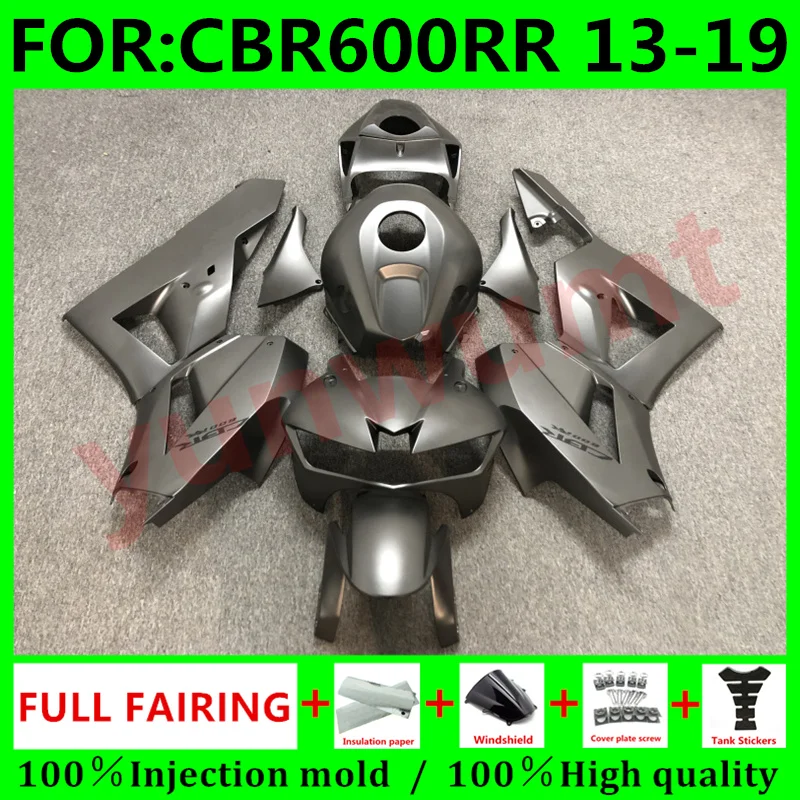 

New ABS Motorcycle fairing kit For HONDA CBR600RR F5 2013 2014 2015 2016 CBR600 13 14 15 16 17 18 bodywork fairings matte grey