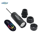 Автомобильный светильник, DC 12 В, 6 Вт, RGB, сенсорный, дистанционный, волоконно-оптический