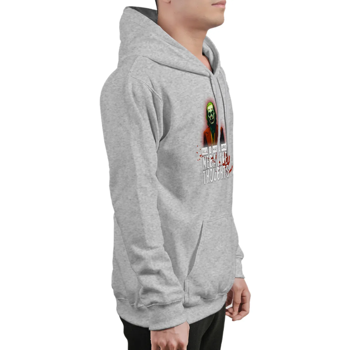 

Men's Hoodie Negative ThoughtsCustom Games Punk Hood Hoody Men Clothing 37732